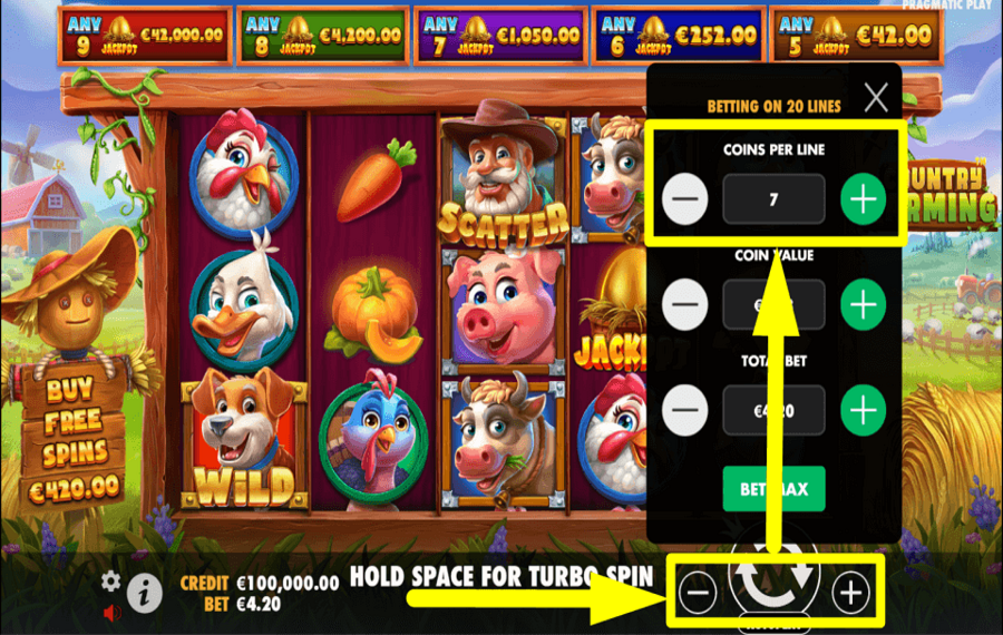 Country Farming ALLOT THE COINS.