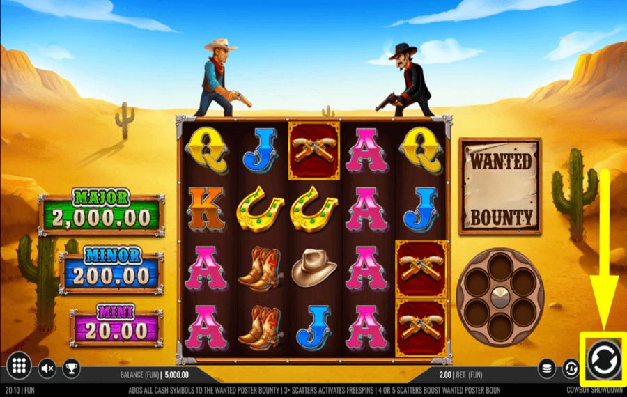 Cowboy Showdown GIOCA PER VINCERE LE RICOMPENSE.