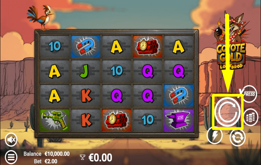 Coyote Gold PLAY FOR REWARDS.