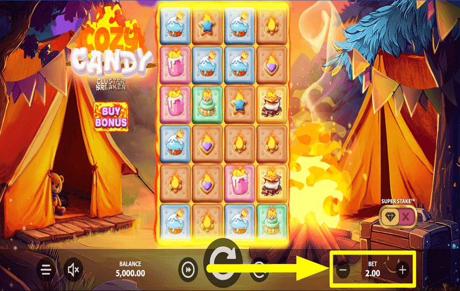 Cozy Candy Clusterbreaker ASSIGN THE BET.