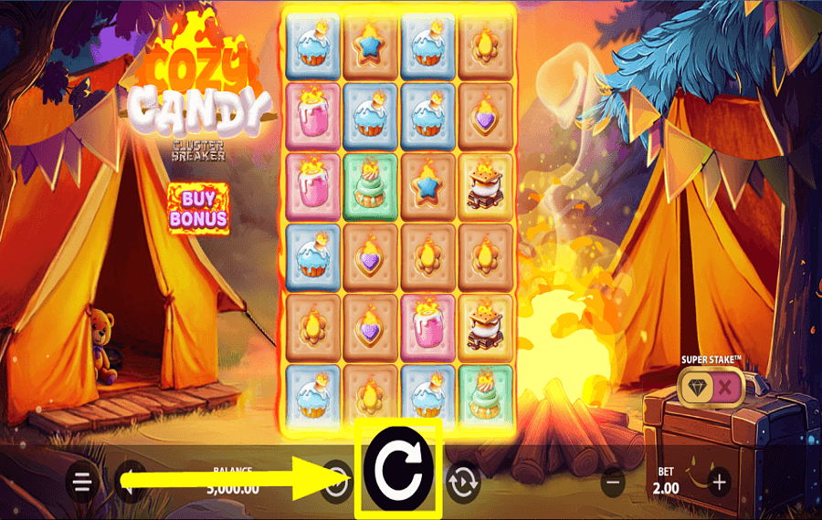 Cozy Candy Clusterbreaker AIM FOR THE PRIZE.