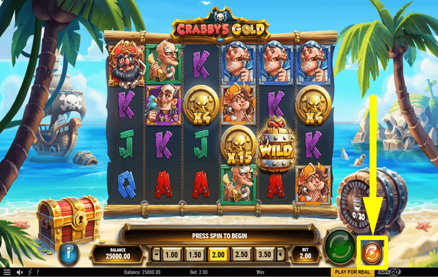 Crabbys Gold ИСПОЛЬЗУЙТЕ АВТОВОСПРОИЗВЕДЕНИЕ.