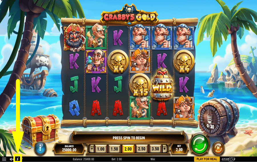 Crabbys Gold ВКЛЮЧИТЕ ТУРБО.