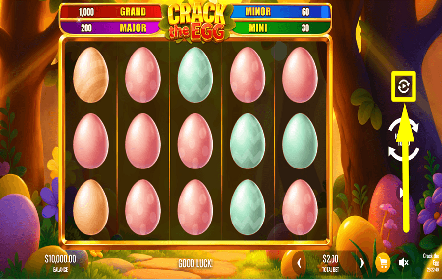 Crack the Egg AUTOPLAY VERWENDEN.
