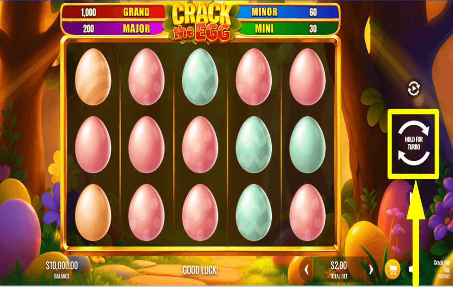 Crack the Egg ZEIT ZUM SPIELEN.
