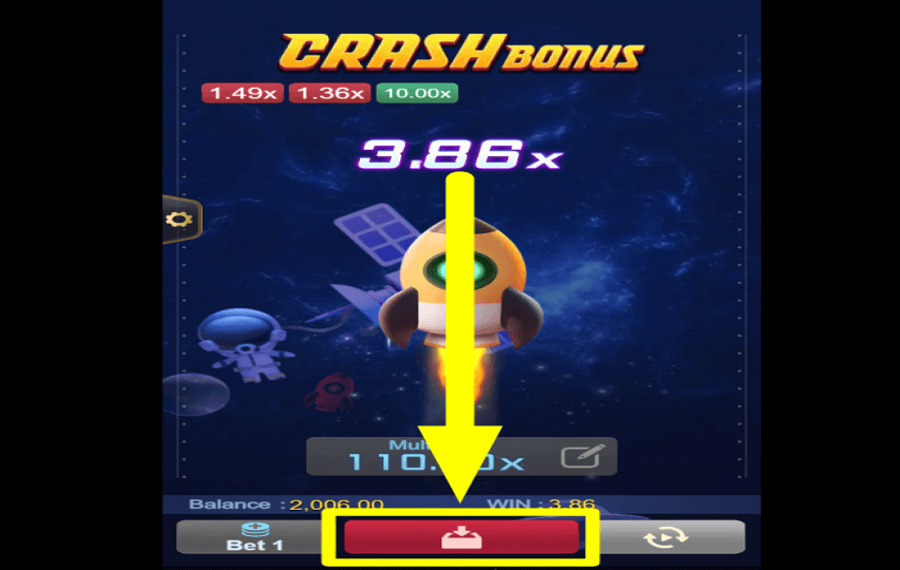 Crash Bonus ENCAISSEZ À TEMPS.