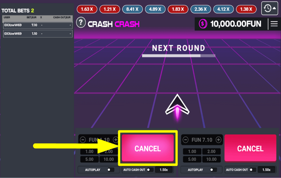 Crash Crash ABANDON ALL BETS.