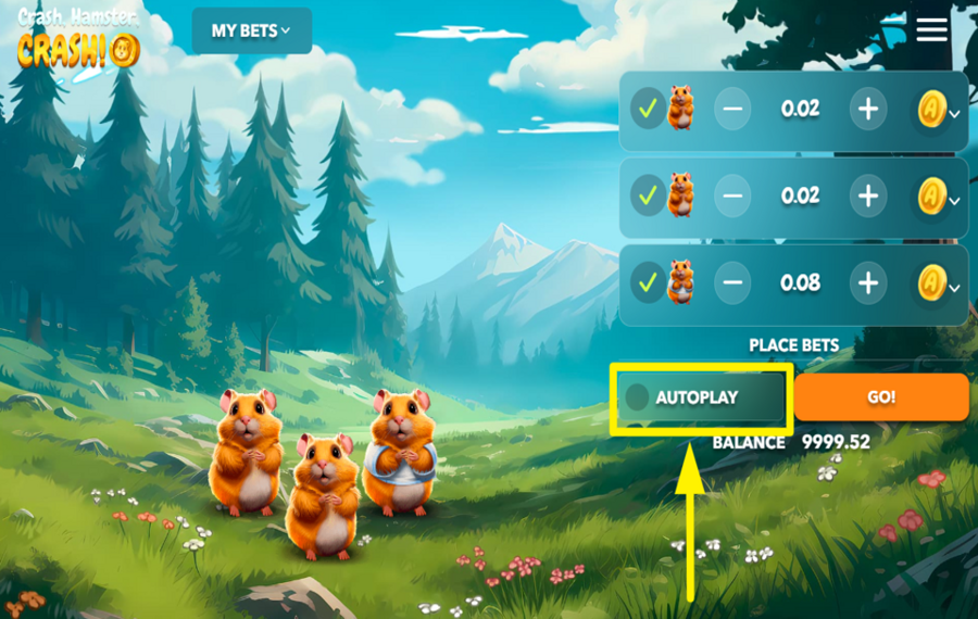 Crash Hamster Crash TURN ON AUTOPLAY.
