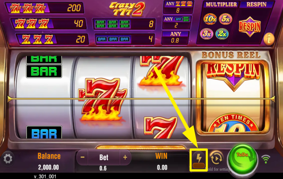 Crazy 777 2 УВЕЛИЧЬТЕ СКОРОСТЬ.