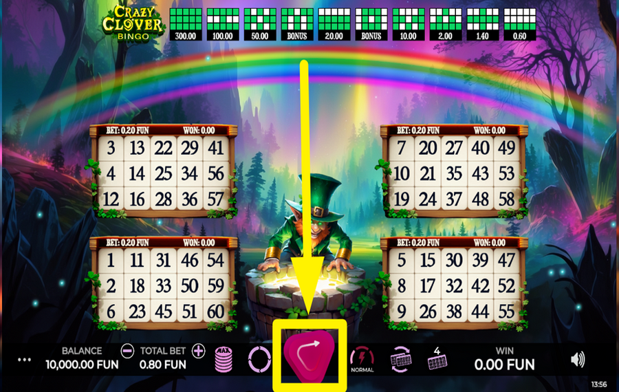 Crazy Clover Bingo ENTREZ DANS L'ACTION!