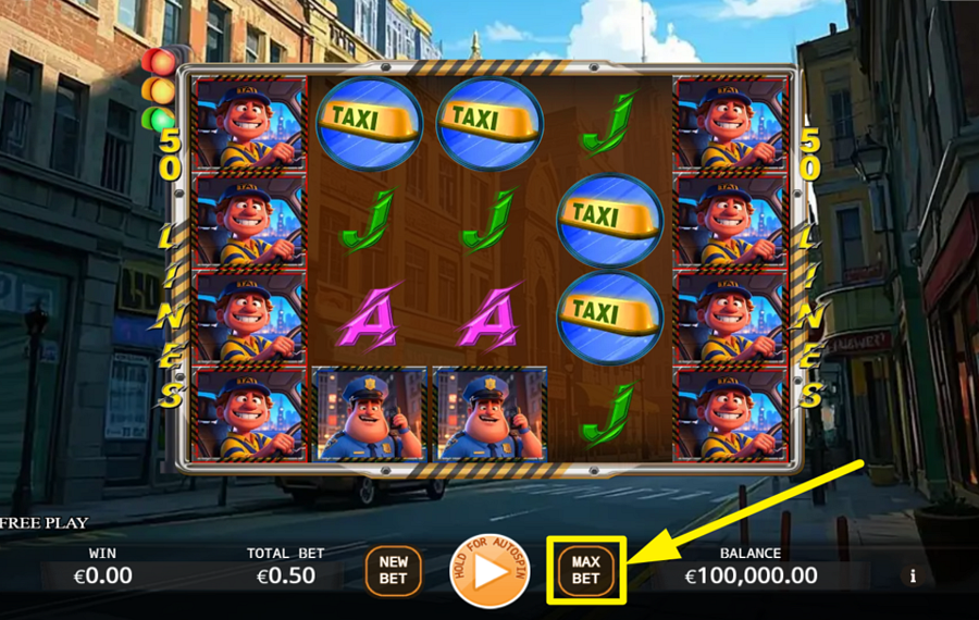 Crazy Taxi ESTABLISH THE HIGHEST STAKE LIMIT.