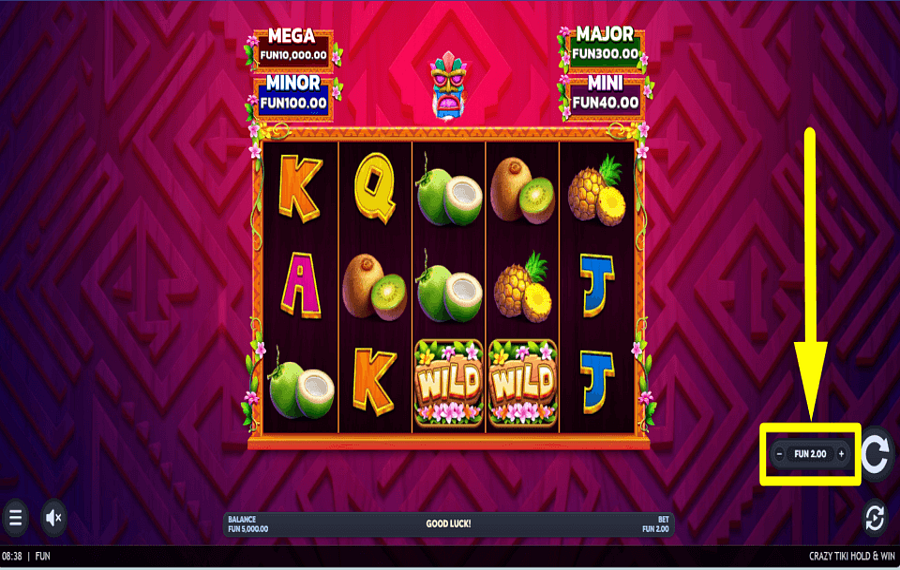 Crazy Tiki Hold and Win СДЕЛАЙТЕ СТАВКУ.