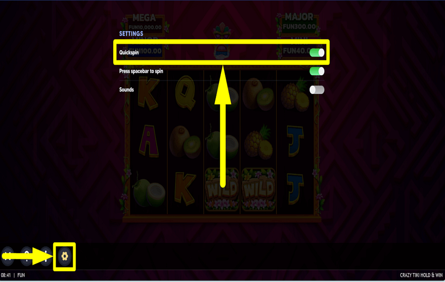 Crazy Tiki Hold and Win УСКОРЬТЕ ТЕМП.