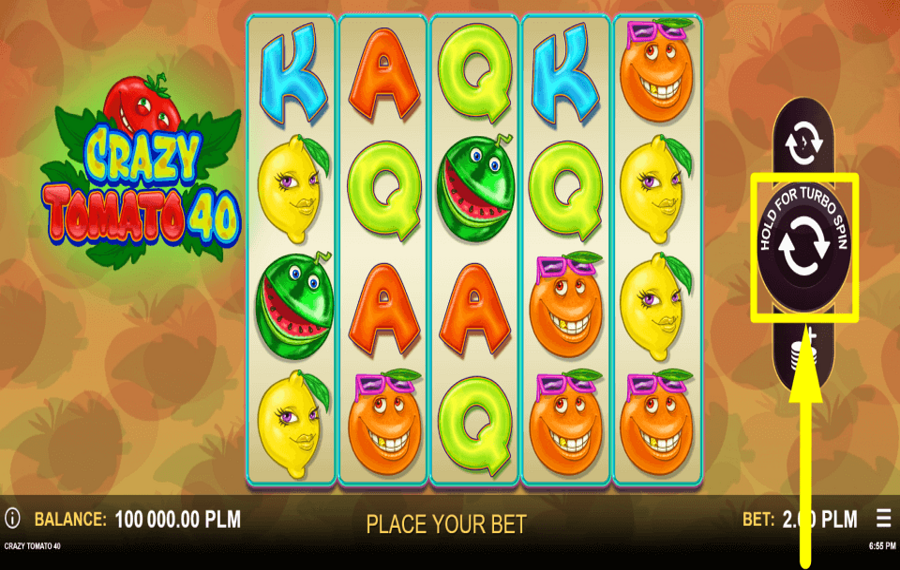 Crazy Tomato 40 PLAY FOR REWARDS.