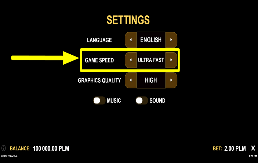 Crazy Tomato 40 PICK UP THE PACE.