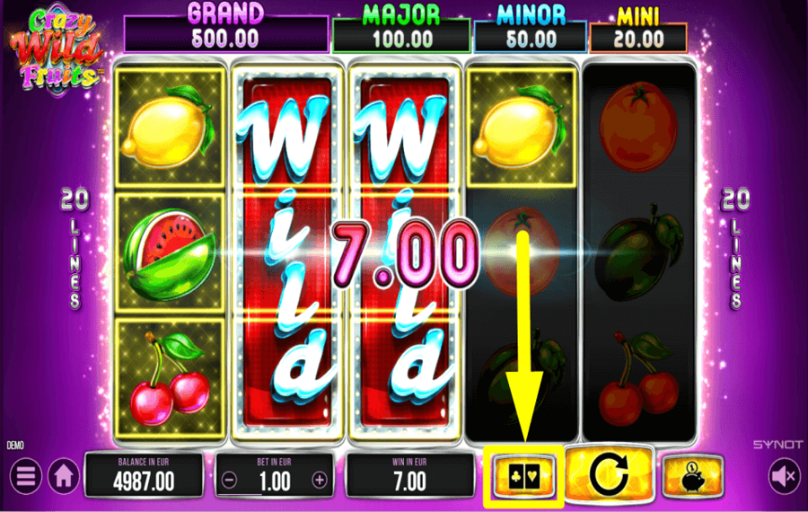 Crazy Wild Fruits PARI SUR VOS GAINS.