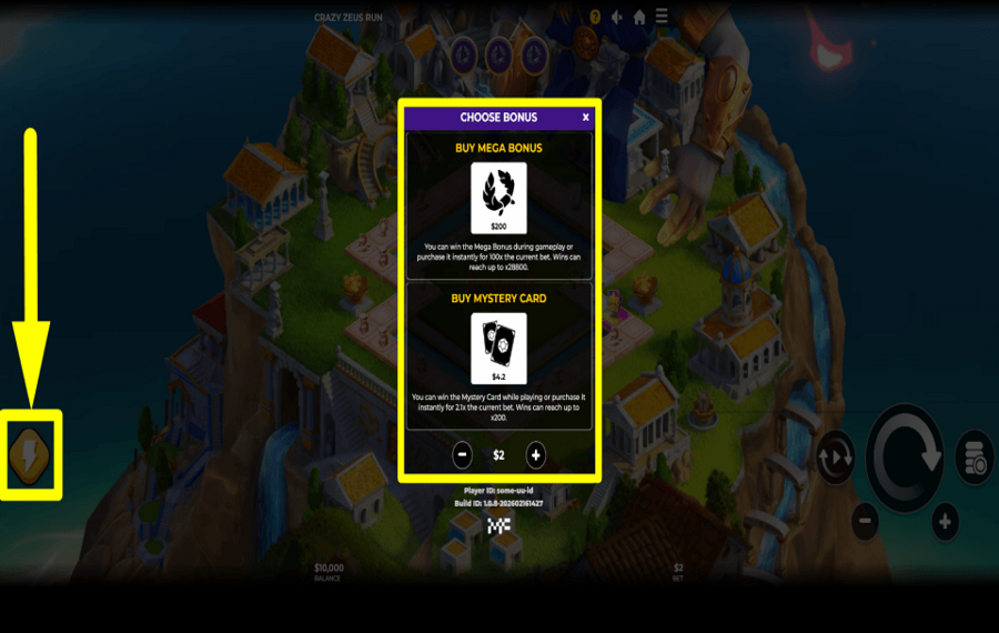 Crazy Zeus Run CLAIM THE BONUS.