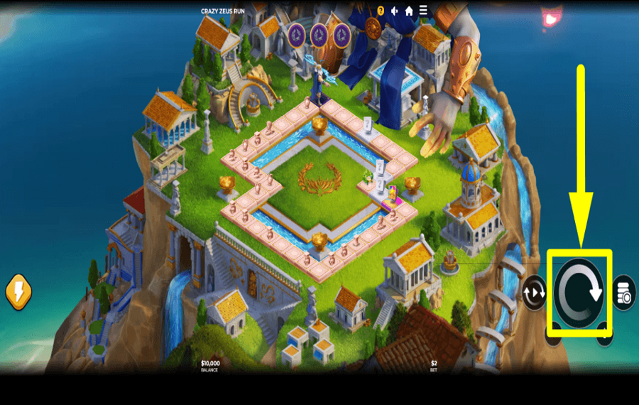 Crazy Zeus Run COMMENCE GAMBLING.