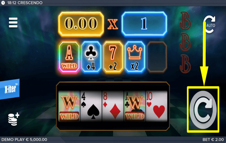 Crescendo COMMENCE GAMBLING.