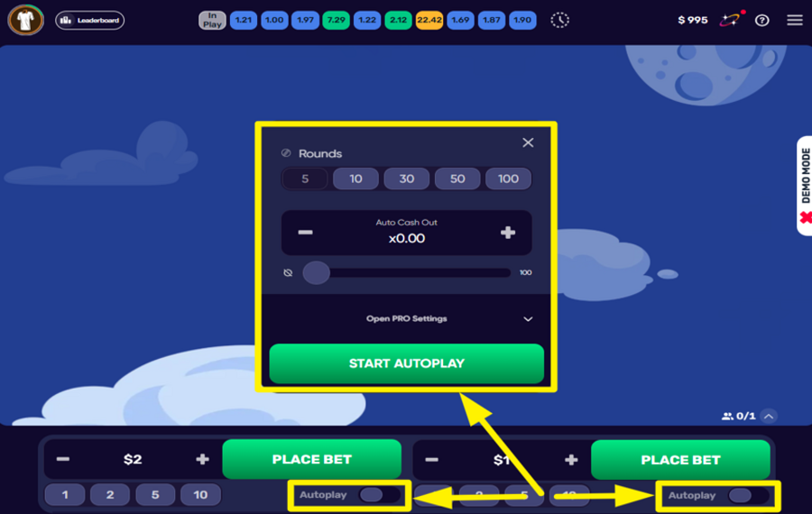 Cricket Boom HABILITAR REPRODUCCIÓN AUTOMÁTICA.