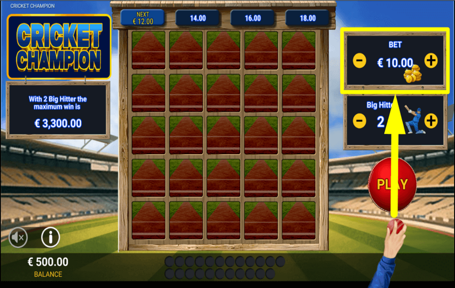 Cricket Champion ВЫБЕРИТЕ СТАВКУ.