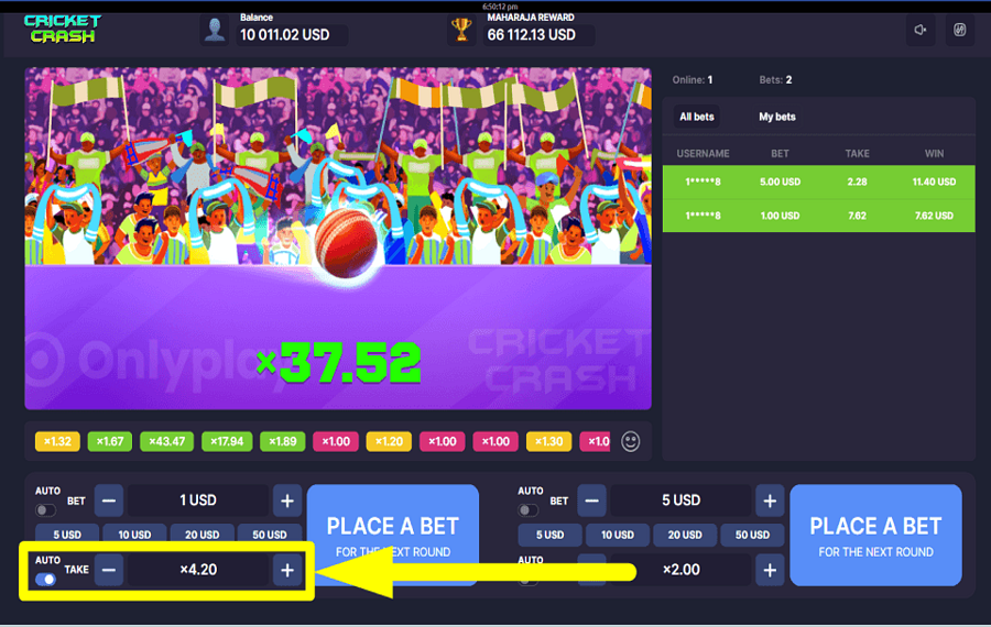 Cricket Crash SAVE YOUR REWARDS.