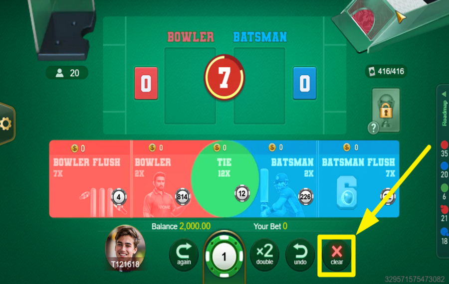 Cricket War BORRAR TODAS LAS APUESTAS.