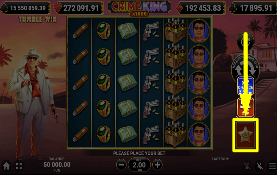 Crime King 1000 SAISISSEZ LES BONUS.