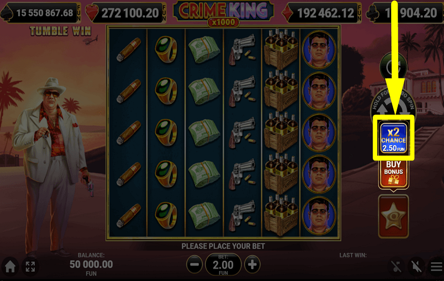 Crime King 1000 AUGMENTER LES CHANCES.