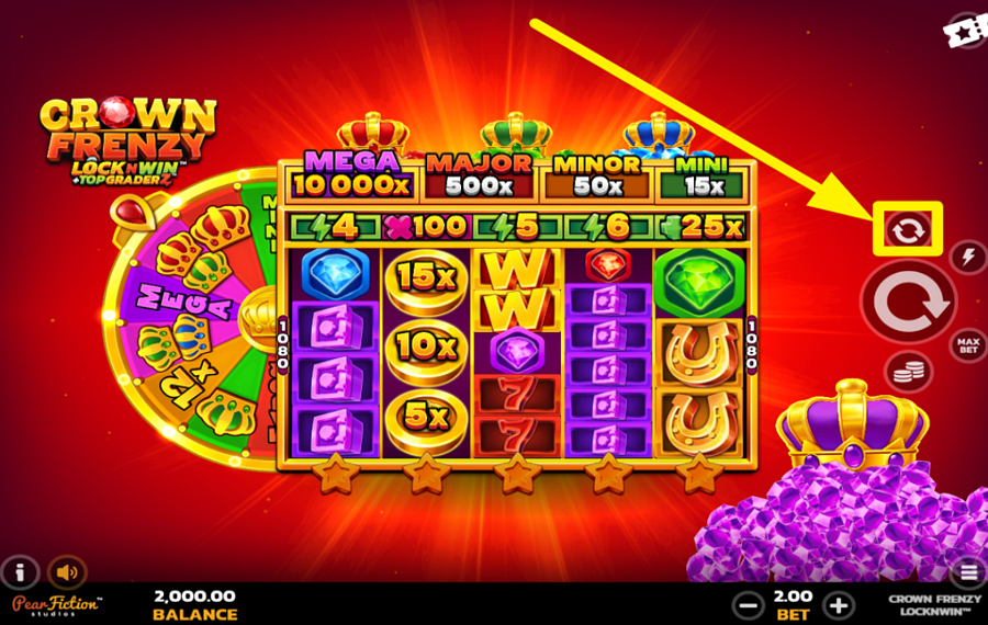 Crown Frenzy LockNWin USE THE AUTOPLAY FEATURE.