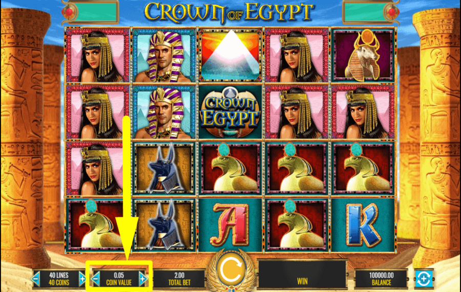 Crown of Egypt CHOISISSEZ VOTRE MISE.