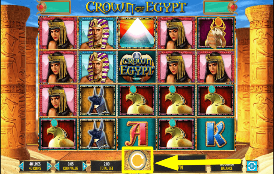 Crown of Egypt FAITES TOURNER LES BOBINES.