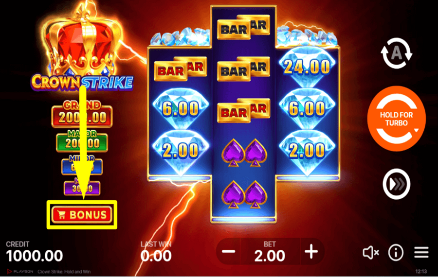 Crown Strike Hold and Win JETZT BONI SICHERN.