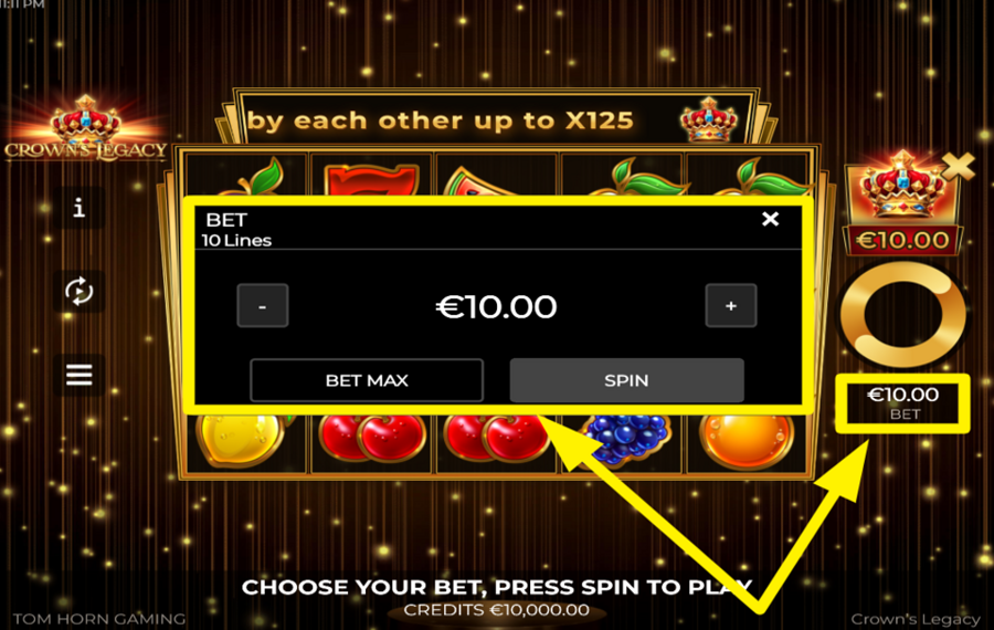 Crowns Legacy ОПРЕДЕЛИТЕ СВОЮ СТАВКУ.