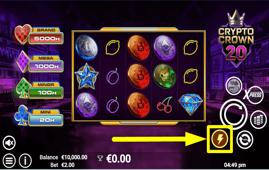 Crypto Crown 20 STEP UP YOUR GAME.
