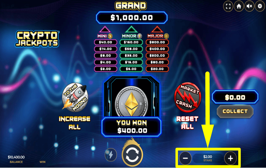 Crypto Jackpots CAST YOUR BET.