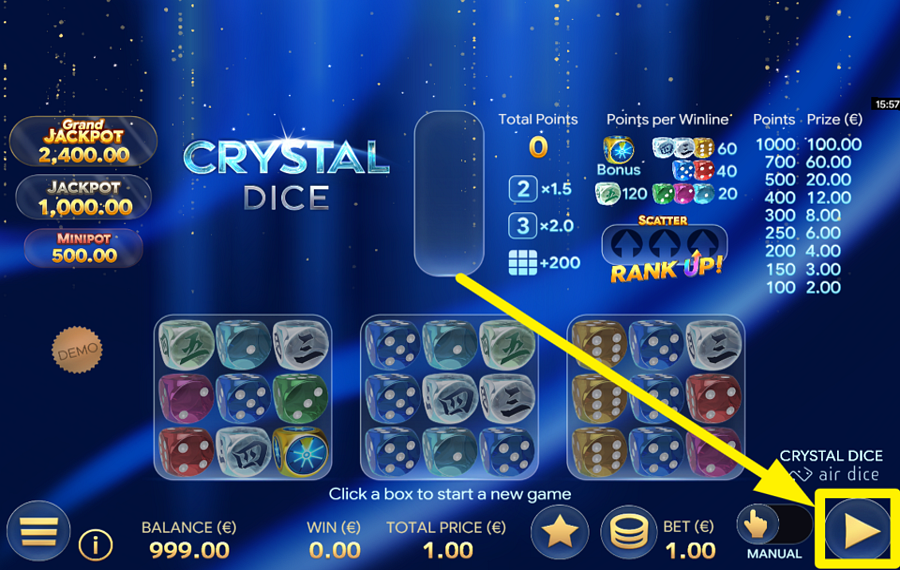Crystal Dice ¡ÚNETE A LA ACCIÓN!