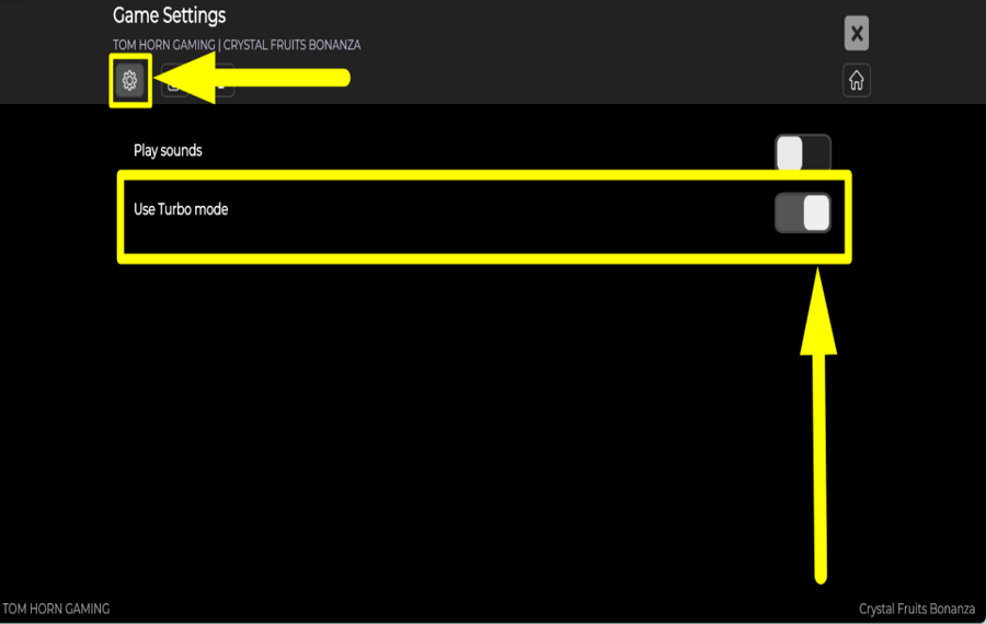 Crystal Fruits Bonanza ENABLE TURBO MODE.