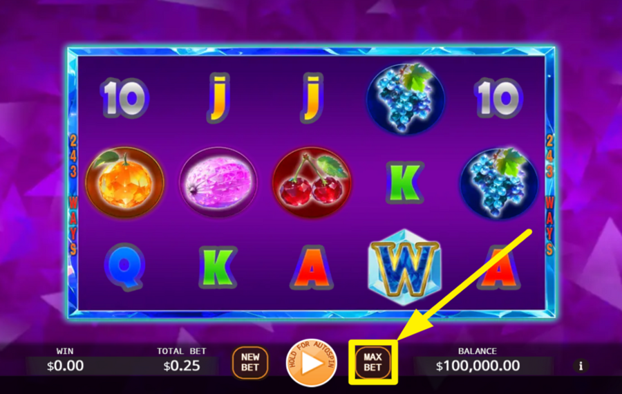 Crystal Fruits УСТАНОВИТЕ МАКСИМАЛЬНУЮ СТАВКУ.