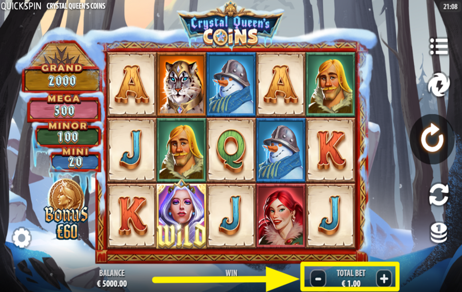 Crystal Queens Coins УСТАНОВИТЕ СВОЮ СТАВКУ.