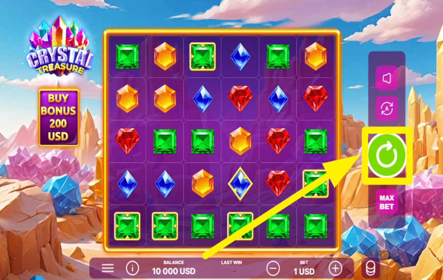 Crystal Treasure EMBARK ON YOUR GAME!