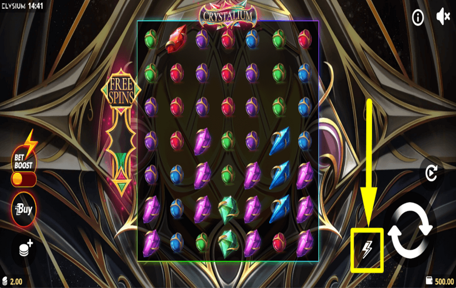 Crystalium ACTIVER LE MODE TURBO.