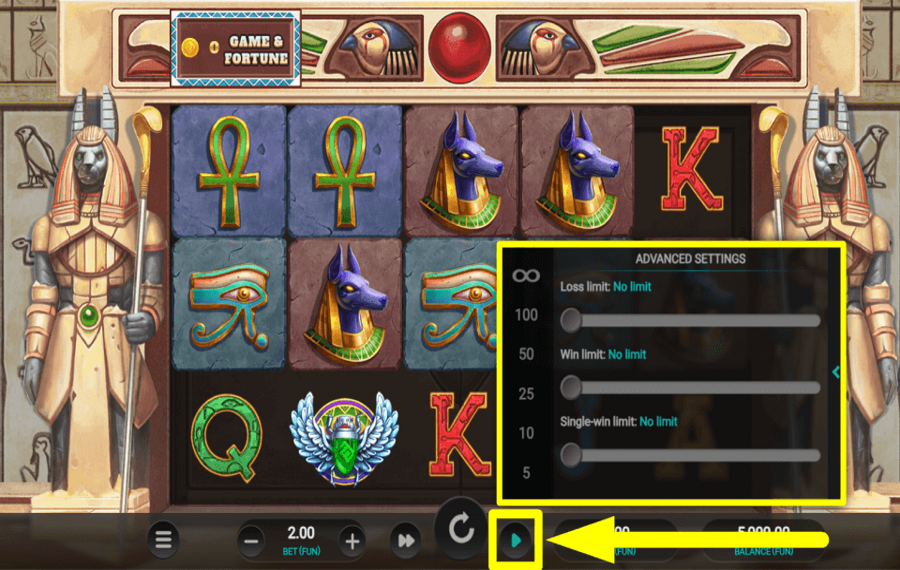 Curse of Ra VERIFICA LA FUNZIONE DI RIPRODUZIONE AUTOMATICA.