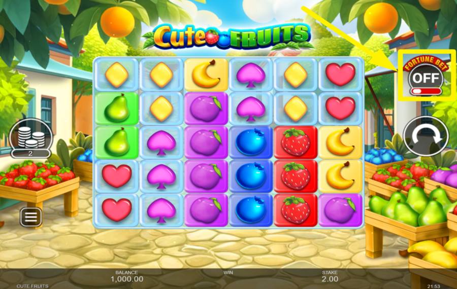 Cute Fruits ВКЛЮЧИТЕ СТАВКУ НА УДАЧУ.