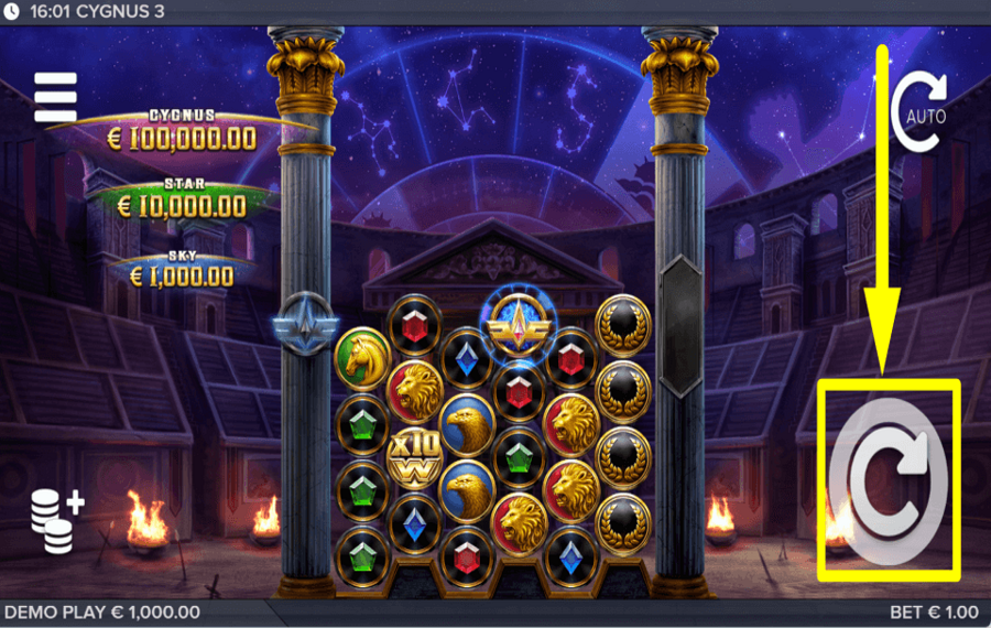 Cygnus 3 TESTEN SIE IHR GLÜCK.