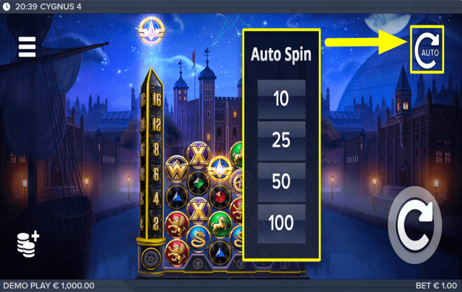 Cygnus 4 Automatisch drehen.