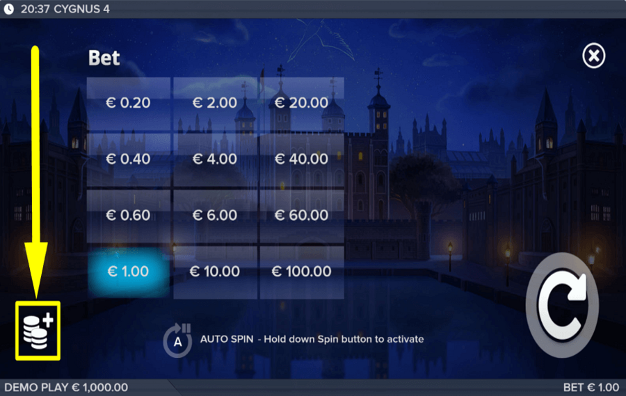 Cygnus 4 GEBEN SIE IHRE WETTE AB.