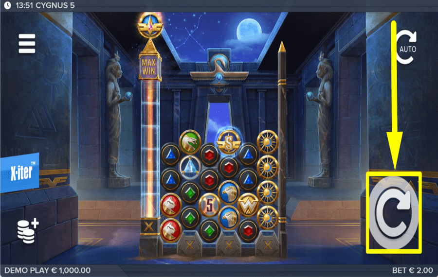 Cygnus 5 Klicken Sie auf „Dream“, um zu gewinnen.