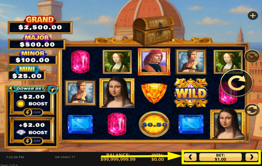 Da Vinci 77 ДЕЛАЙТЕ СТАВКУ.