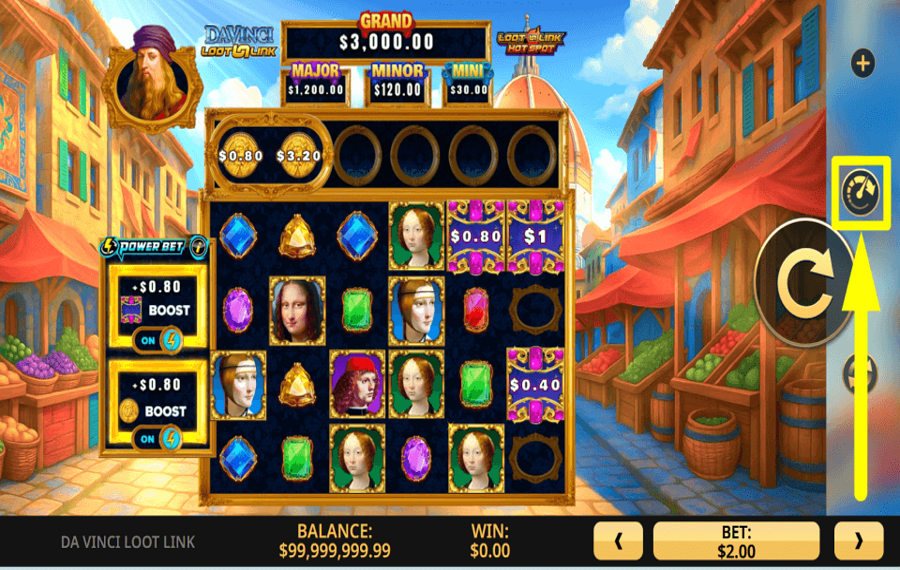 Da Vinci Loot Link STEP UP YOUR GAME.